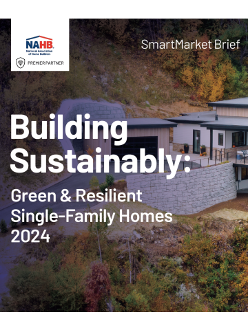SmartMarket Brief - Building Sustainably: Green & resilient Sings-Family Homes 2024